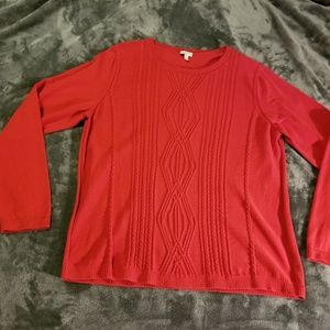 Talbots cable knit sweater